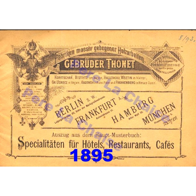 1900 - 1909 Wall-Mounted Coat Hook with Five Arms by Michael Thonet for Gebrüder Thonet, 1900 For Sale - Image 5 of 10