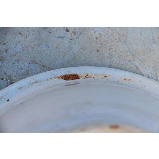 19th Century Portuguese Earthenware Large Fruit Bowl For Sale - Image 10 of 12