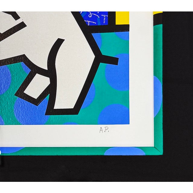 Pop Art Romero Britto, Brendan and the Wishing Dog (Custom Framed Hand Signed Screen Print), 1996 For Sale - Image 3 of 3