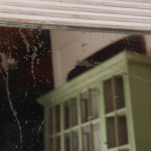 Wood French Painted Dressing Mirror, 1890s For Sale - Image 7 of 9