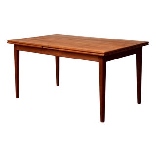 Danish Rectangular Dining Table in Teak For Sale
