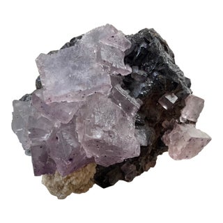 Old Fluorite Mineral Rock Specimen For Sale