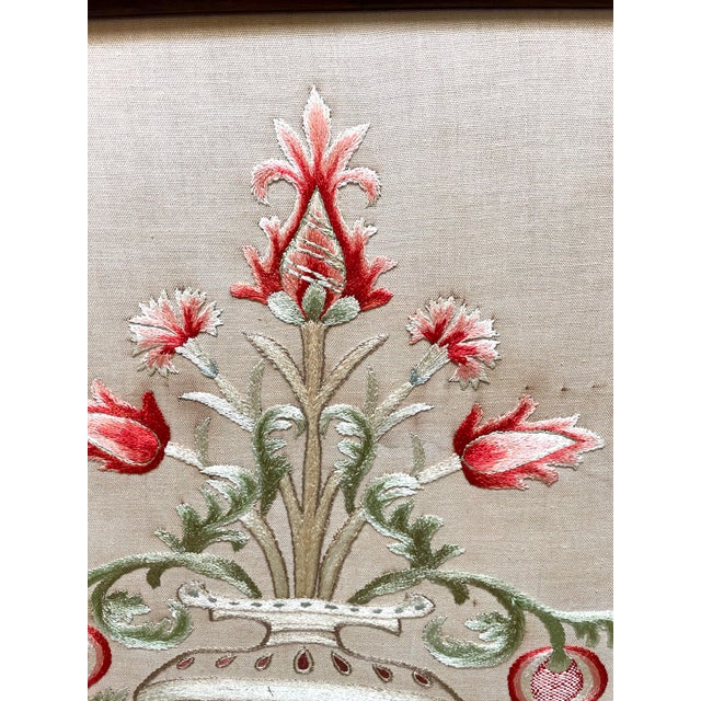 Late 19th Century Victorian Era Embroidered Fireplace Screen Chairish