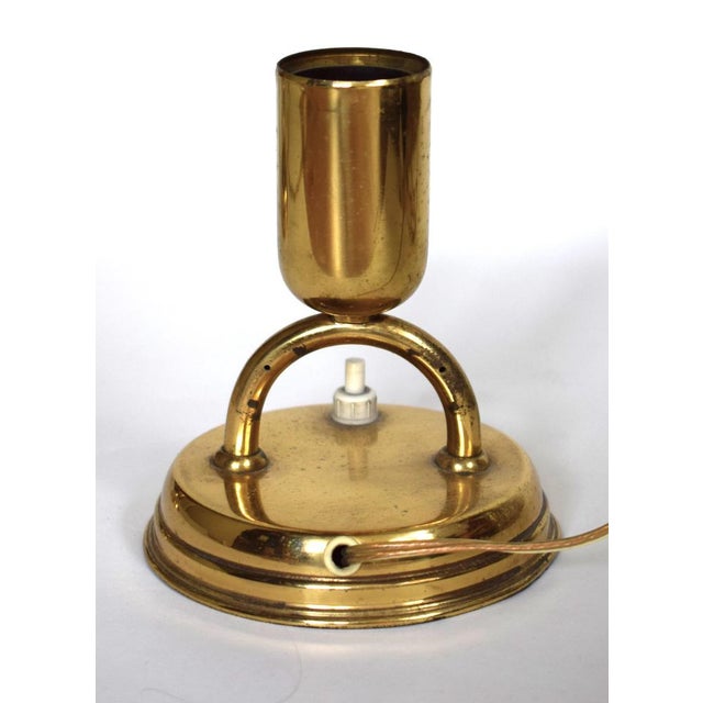 Gold Small Mid-Century Table Lamps, 1950s, Set of 2 For Sale - Image 8 of 10