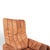 Tan Set of DS 50 Patchwork Lounge Chair in Buffalo Leather with Ottoman from de Sede, 1970s For Sale - Image 8 of 18