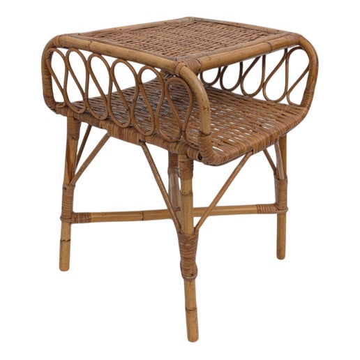 Bamboo Coffee Table, 1960s For Sale