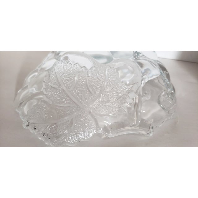 Vintage Studio Nova Clear Crystal Serving/Candy Dish For Sale - Image 4 of 11