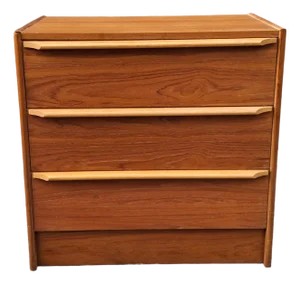 Mid 20th Century Danish Modern Style Teak Chest of Drawers