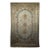 Vintage Persian Tabriz Rug, Finely Hand-Knotted Wool & Silk, Floral Pattern, Ivory & Blue, 7x10 For Sale