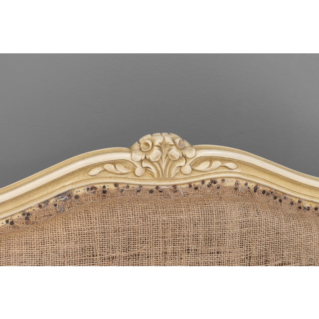 Cream French Single Beds, 1940s, Set of 2 For Sale - Image 8 of 9