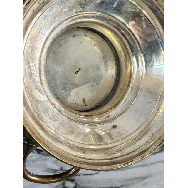 Vintage Neoclassical Brass Finish Urn Shape Champagne Chiller For Sale - Image 10 of 16