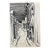 Late 20th Century Street Scene Drawing For Sale