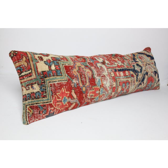 Here i am listing a 100% Handmade double knotted rug pillow cover, made from antique Persian tribal carpet rug. This’s a...