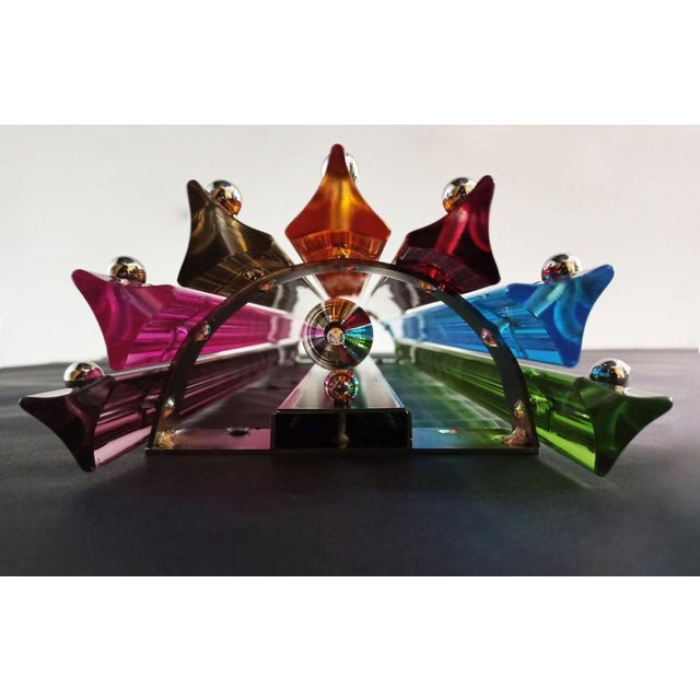 Italian Murano Glass Wall Sconces in the style of Venini, 1990s, Set of 4 For Sale - Image 15 of 18