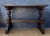 Rustic Spanish Rustic Trestle Console Table, 1940s For Sale - Image 3 of 10