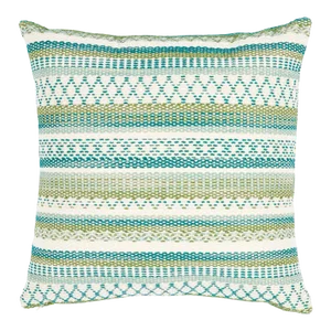 Schumacher Fremont Indoor/Outdoor 20" Pillow in Green