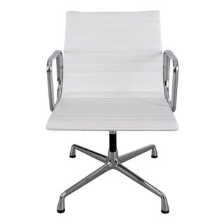 EA 108 Chair in Leather by Charles & Ray Eames for Vitra For Sale