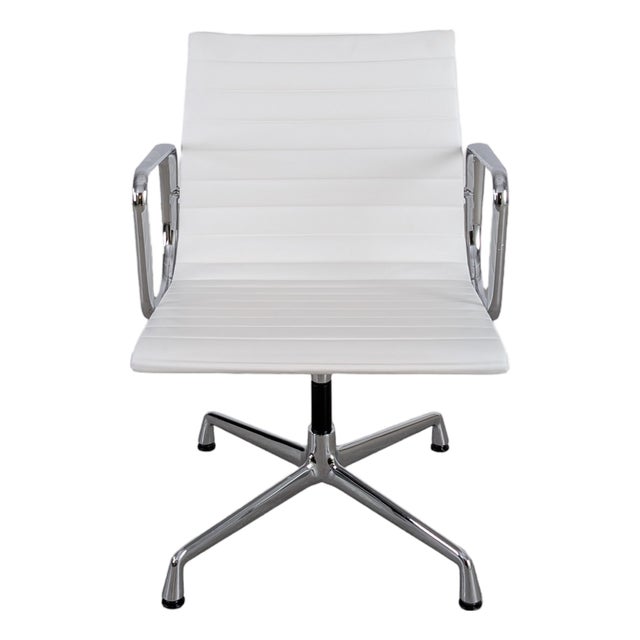 EA 108 Chair in Leather by Charles & Ray Eames for Vitra For Sale