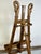Walnut Easel with Swan Neck Decoration, 1970s For Sale - Image 11 of 15
