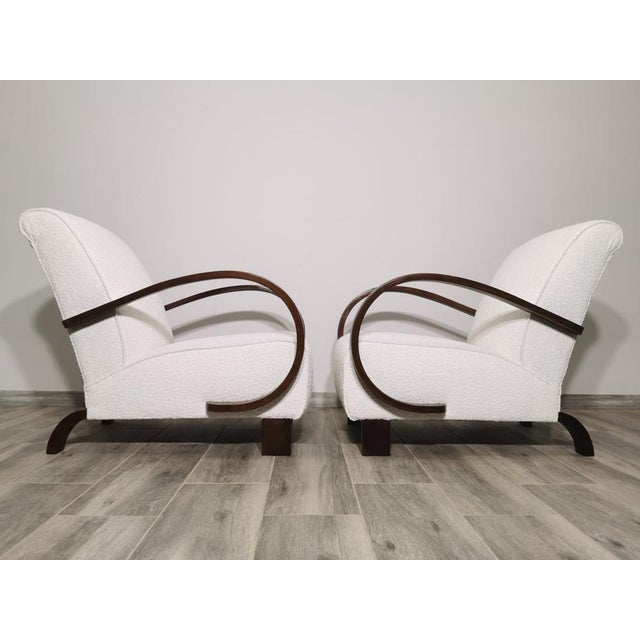 Set of Armchairs by Jindrich Halabala, 1940s For Sale - Image 14 of 18