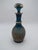 Mid-Century Norleans Italian Empoli-Style Glass Decanter With Gold Accents For Sale In Santa Fe - Image 6 of 9