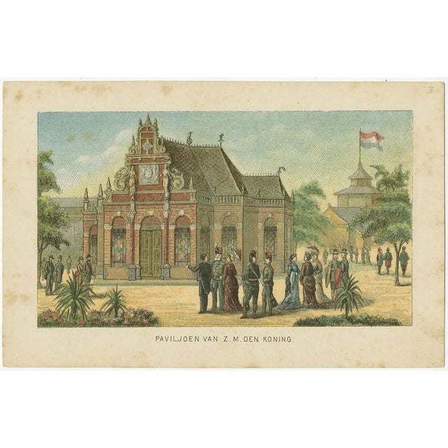 Views of Amsterdam and Dutch Colonies, 1883, Paper, Set of 18 For Sale - Image 8 of 18