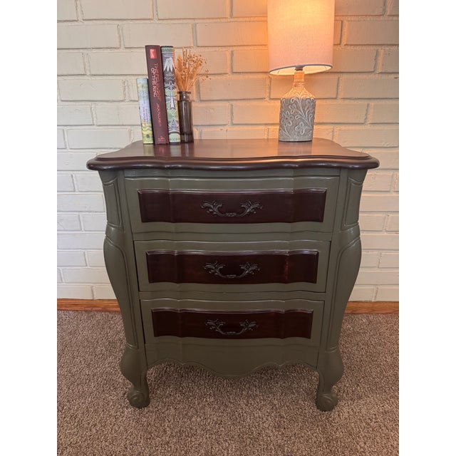 Authentic 1960s Kent Coffey "Dauphine" French Provincial accent chest, thoughtfully refinished to highlight its timeless,...