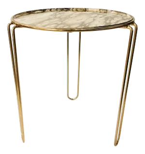 Interlude Home Modern Reactive Enamel End Table