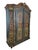 A splendid floral-painted Bauernschrank, In this manner also known as a Hochzeitsschrank, dated 1795. The cupboard is...