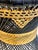 Pair of Mid-Century Anglo-Indian Leather & Rattan Drum Stools For Sale - Image 9 of 17