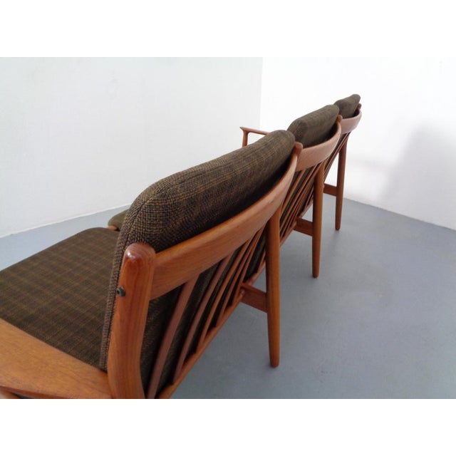 Teak Three-Seater Sofa by Svend Aage Eriksen for Glostrup, 1960s For Sale - Image 14 of 18