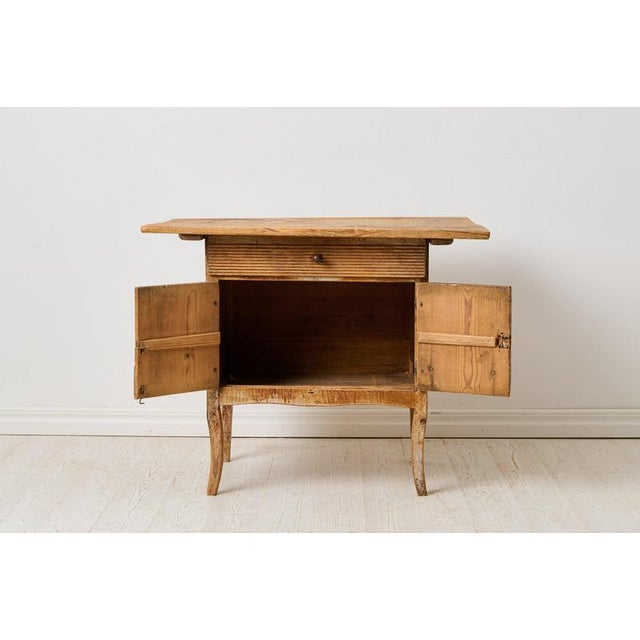 Antique Swedish Sideboard in Pine, 1820 For Sale - Image 3 of 11