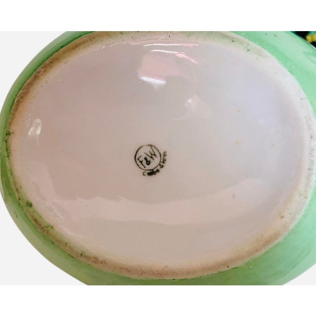 Green Art Deco Green F & W Tea Service, Set/3 For Sale - Image 8 of 10