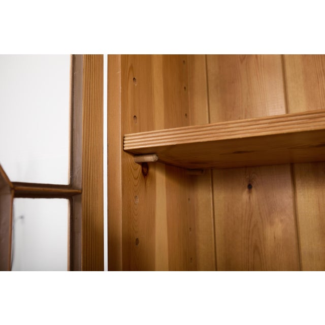 Country English Georgian Style Pine Astral Glazed Bookcase For Sale - Image 15 of 18