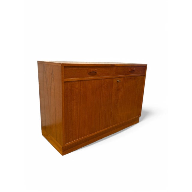 Mid-Century Scandinavian Teak Credenza For Sale - Image 3 of 7