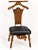 Vintage Babcock-Phillips Gentleman’s Valet Chair With New Black Leather Seat For Sale In Los Angeles - Image 6 of 11