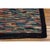 1920s Small Multicolor Antique Modernist Striped Folk Art American Hooked Rug For Sale - Image 4 of 5