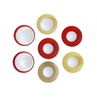 Ceiling Lights by Kaiser Leuchten, Germany, 1950s, Set of 7 For Sale