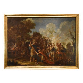 Francesco Fontebasso, Alexander the Great, 1760, Oil on Canvas For Sale