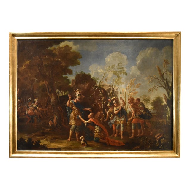 Francesco Fontebasso, Alexander the Great, 1760, Oil on Canvas For Sale