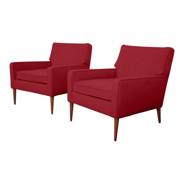 Mid Century Modern Lounge Chairs- Pair For Sale