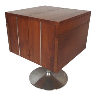 Vintage Mini Swivel Bar by Lane Furniture For Sale