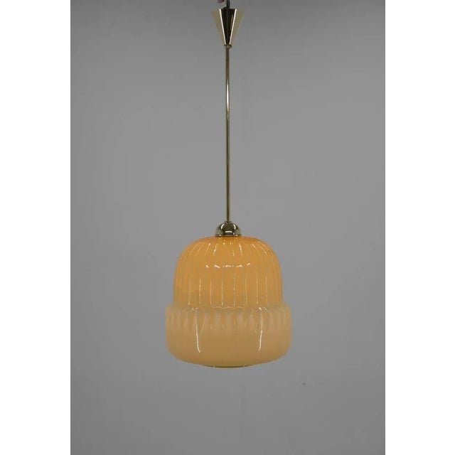 Mid-Century Modern Mid-Century Glass Pendant, 1960s For Sale - Image 3 of 12