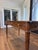 1980s Maitland-Smith Carved Mahogany Leather Top Writing Desk For Sale - Image 9 of 16