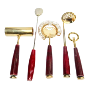 Aldo Tura Bar Tools Vintage 60s -Set of 5