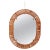 1960s Cane Mirror with Brass Details by Franco Albini, 1960 For Sale - Image 5 of 5