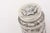 Mid-Century Modern Vintage Sterling Silver Overlay Glass Vessel or Container Jar, 1950's For Sale - Image 3 of 11