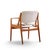 Mid 20th Century Arne Vodder for Vamo Sønderborg Ella Mid Century Danish Teak Armchair Dining Chair For Sale - Image 5 of 10