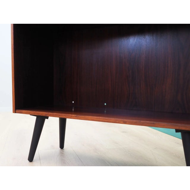 Brown Danish Rosewood Bookcase, 1960s For Sale - Image 8 of 13