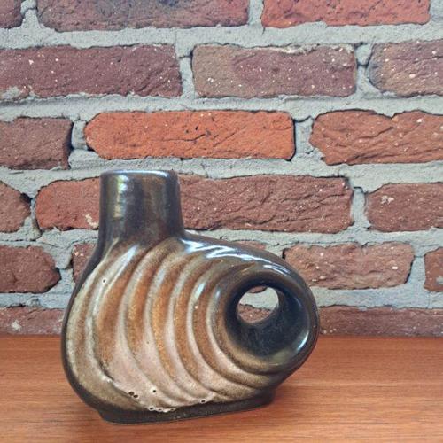 Glazed Terracotta Vase by Walter Becht, West Germany, 1970s For Sale - Image 4 of 4